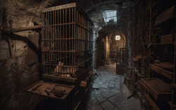 A photograph presenting a spine-tingling view of a medieva